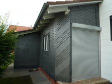 Fassadenverkleidung mit Schiefer von Dachdecker Anders